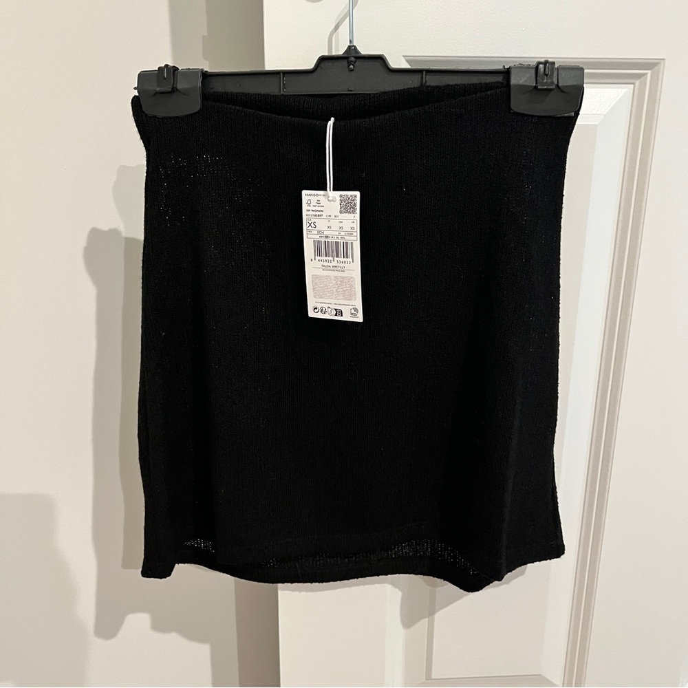 Mango Black Mini Skirt